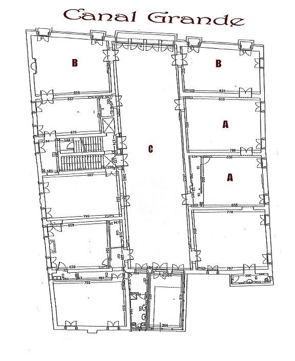 Pianta del Piano Nobile